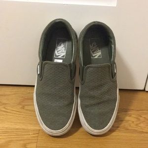 Vans green shoe